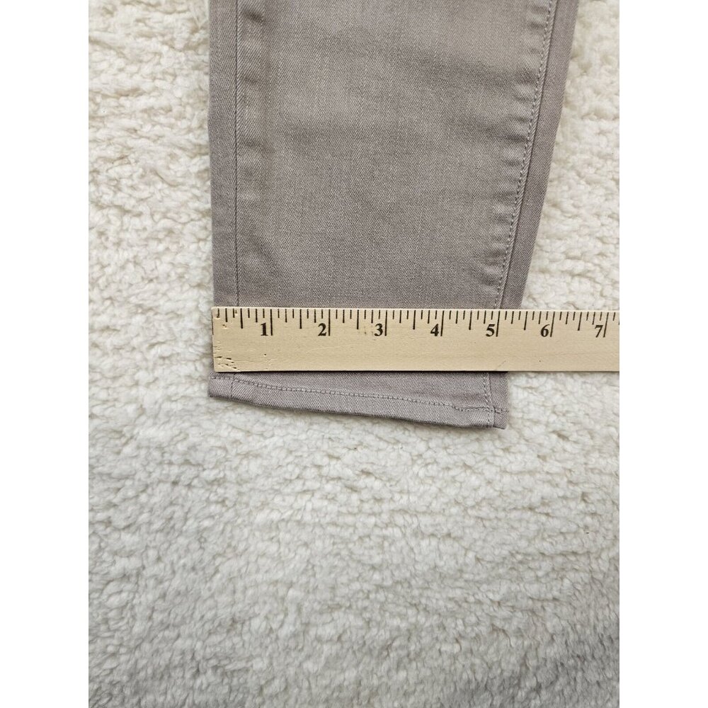 Ann Taylor Jeans Women's 4 Petite Tan The Skinny Modern Fit Faux‎ Leather Pocket - Picture 8 of 16